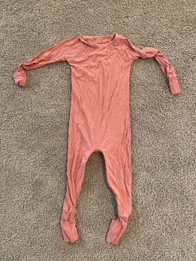 Little Sleepies Crescent Footie Pajamas Rose